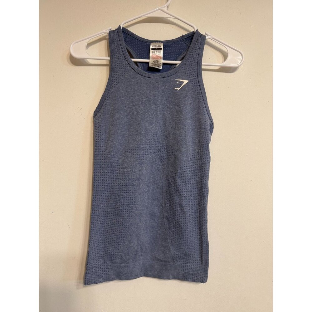 Gymshark Vital Seamless Tanktop Woman Size S Blue